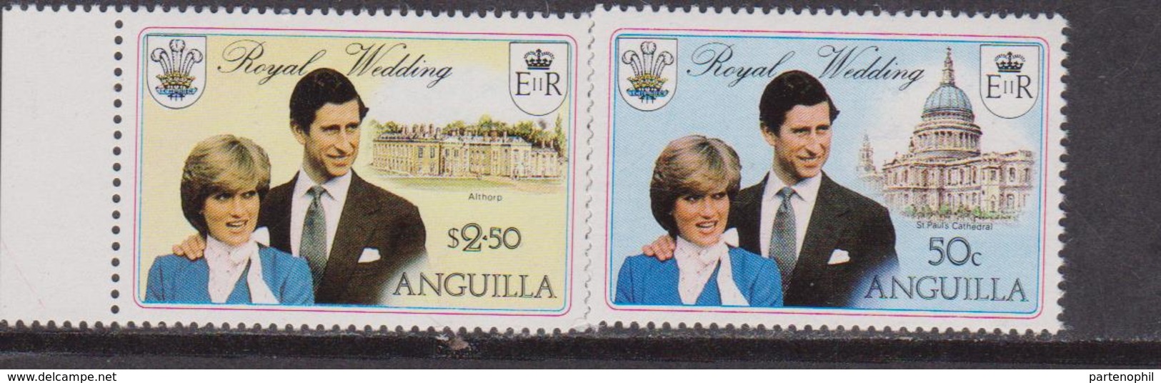 Anguilla  - 1981 Diana Set MNH - Anguilla (1968-...)