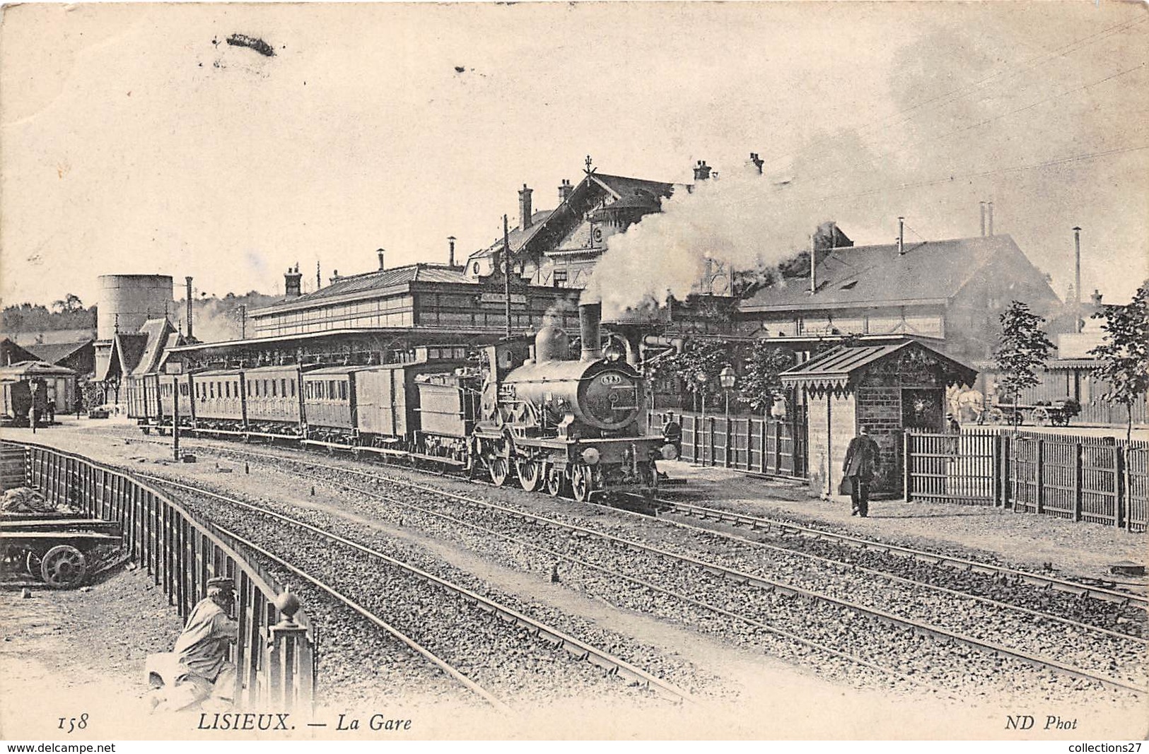 14-LISIEUX- LA GARE - Lisieux