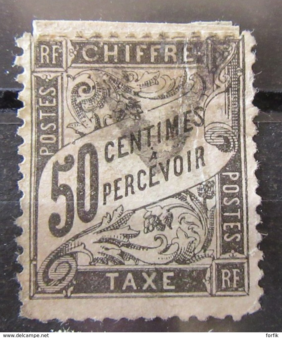 France - Lot De Timbres Principalement Taxe Dont N°1 Et N°20 Oblitérés + FM Et Colis Postaux - A étudier - Collections