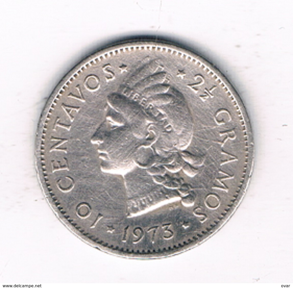 10 CENTAVOS 1973 DOMINICAANSE REPUBLIEK /3987/ - Dominicaine