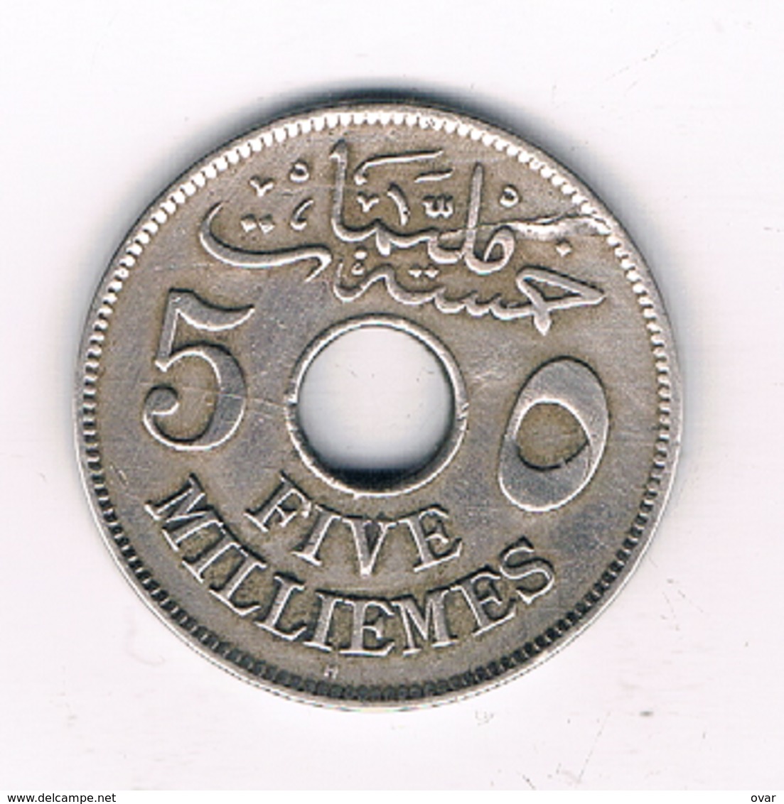 5 MILLIEMES  1917 EGYPTE /3995/ - Egypte