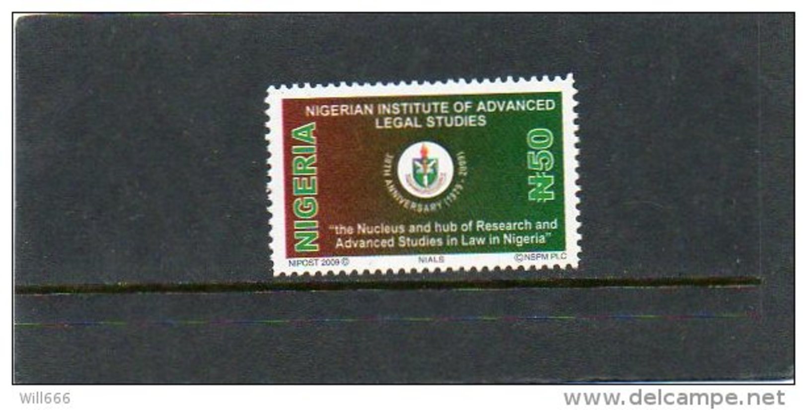 2009 NIGERIA - Legal Studies - Nigeria (1961-...)