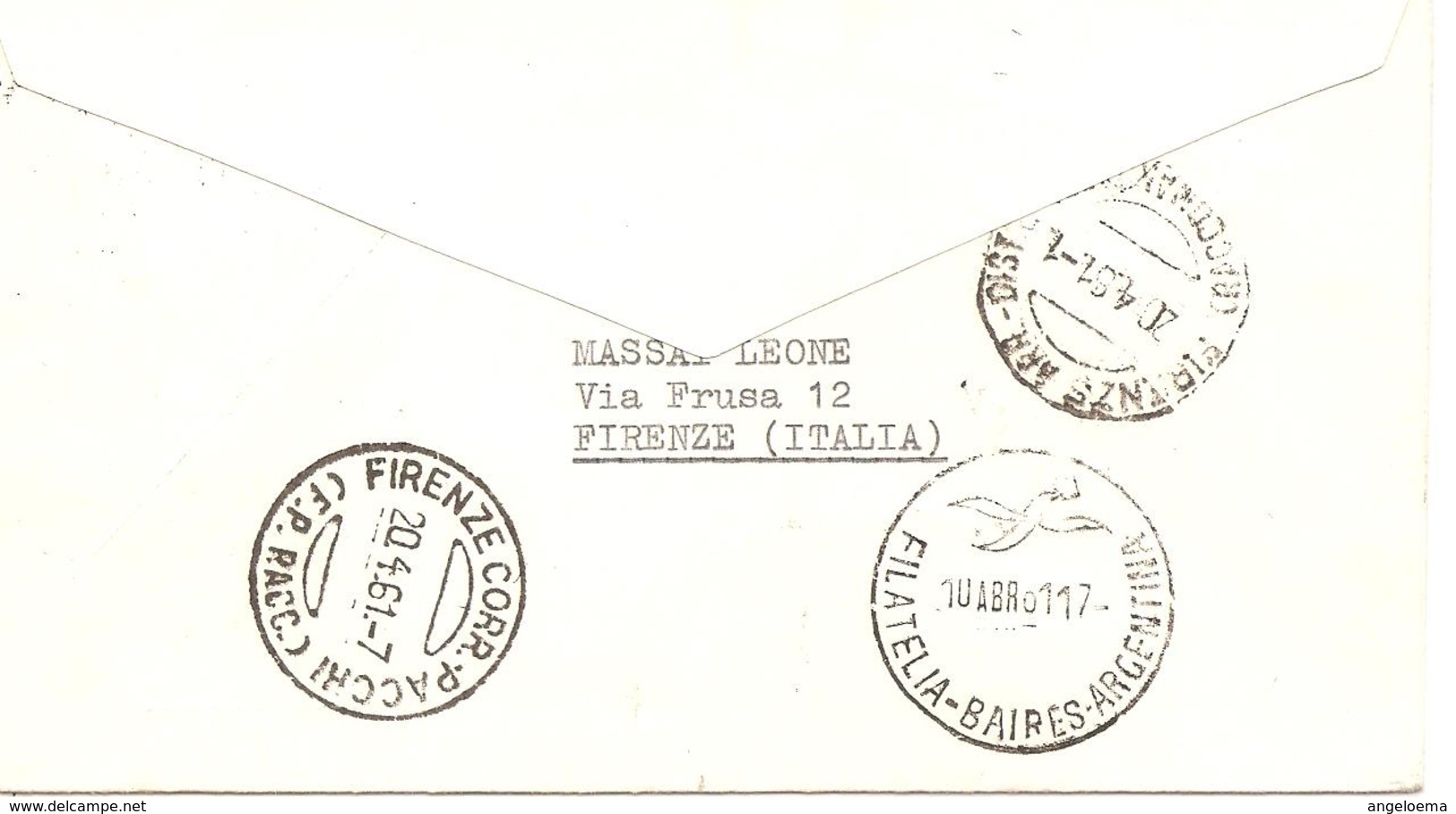 ITALIA - 1961 VISITA DEL PRESIDENTE GRONCHI IN ARGENTINA £.170 Su FDC Rodia Raccomandata Con Annullo Mecc. Speciale - FDC
