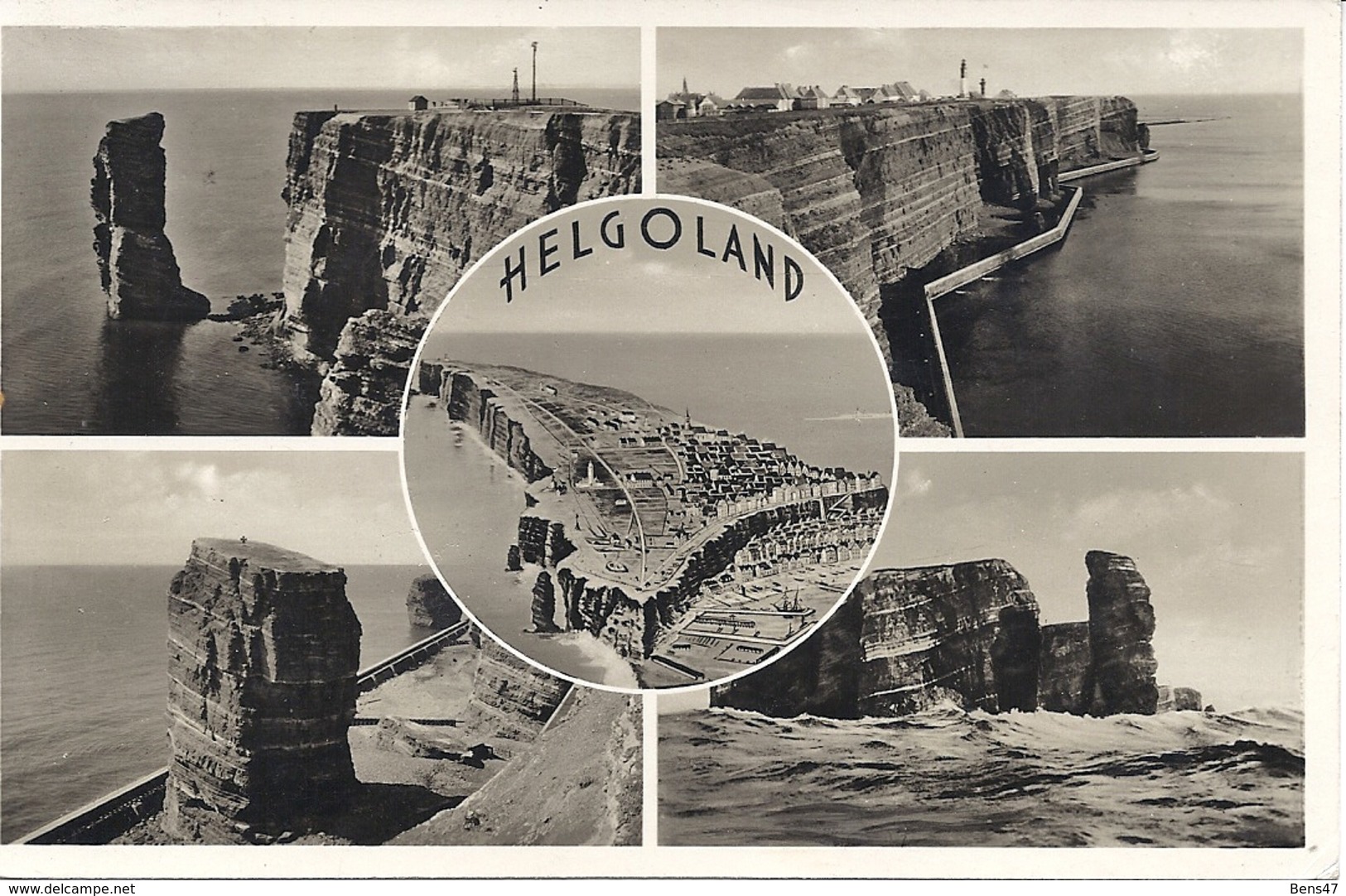 Helgoland  Gelaufen  Postm.13-07-1937 - Helgoland