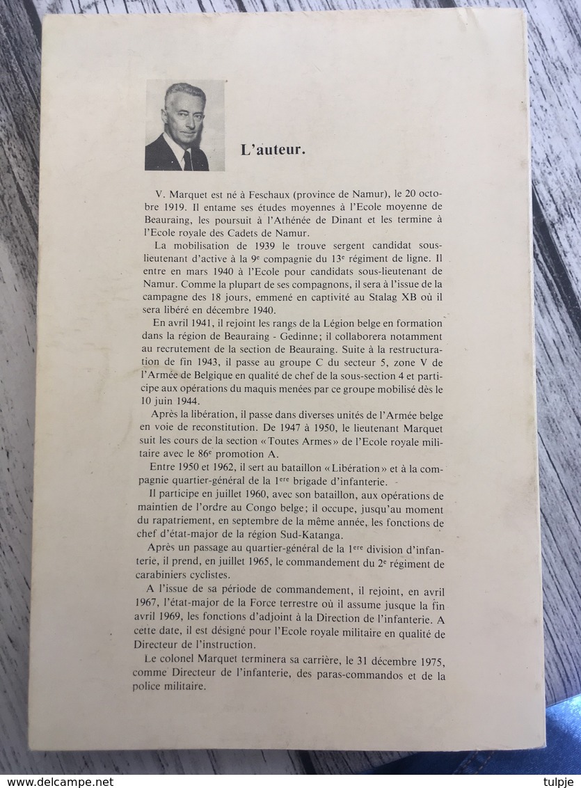 Entre Bocq Et Semois, L’Armée Secrète Zone V Secteur 5, Victor Marquet, Remy éditeurs, 1984 - Autres & Non Classés