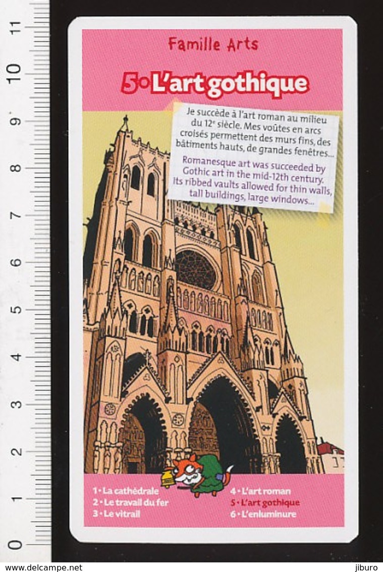 L'Art Gothique / ( Façade Cathédrale D'Amiens )  /  Humour  Moyen-âge Histoire  // IM 218/2 - Autres & Non Classés