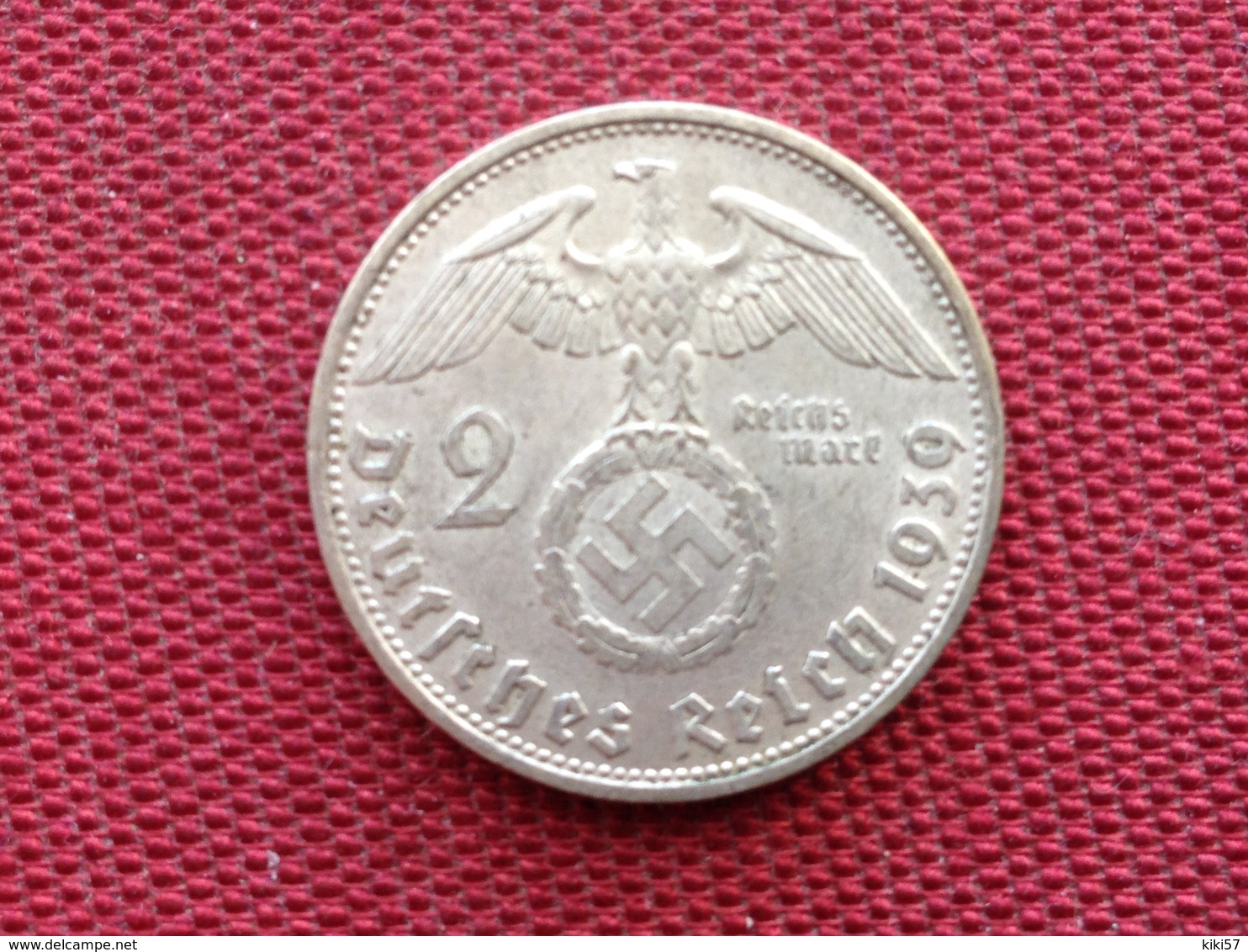 ALLEMAGNE Monnaie De 2 Mark 1939 D En Argent - 2 Reichsmark