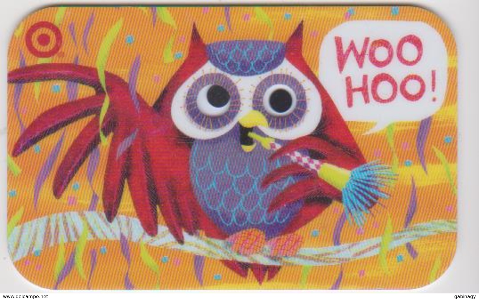 GIFT CARD - USA - TARGET 125 - OWL - Cartes Cadeaux