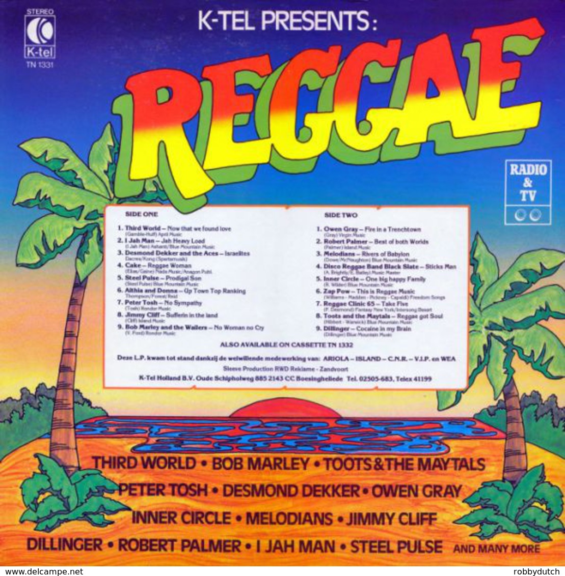 * LP *  REGGAE - THIRD WORLD, BOB MARLEY, PETER TOSH, JIMMY CLIFF, DESMOND DEKKER A.o. - Reggae