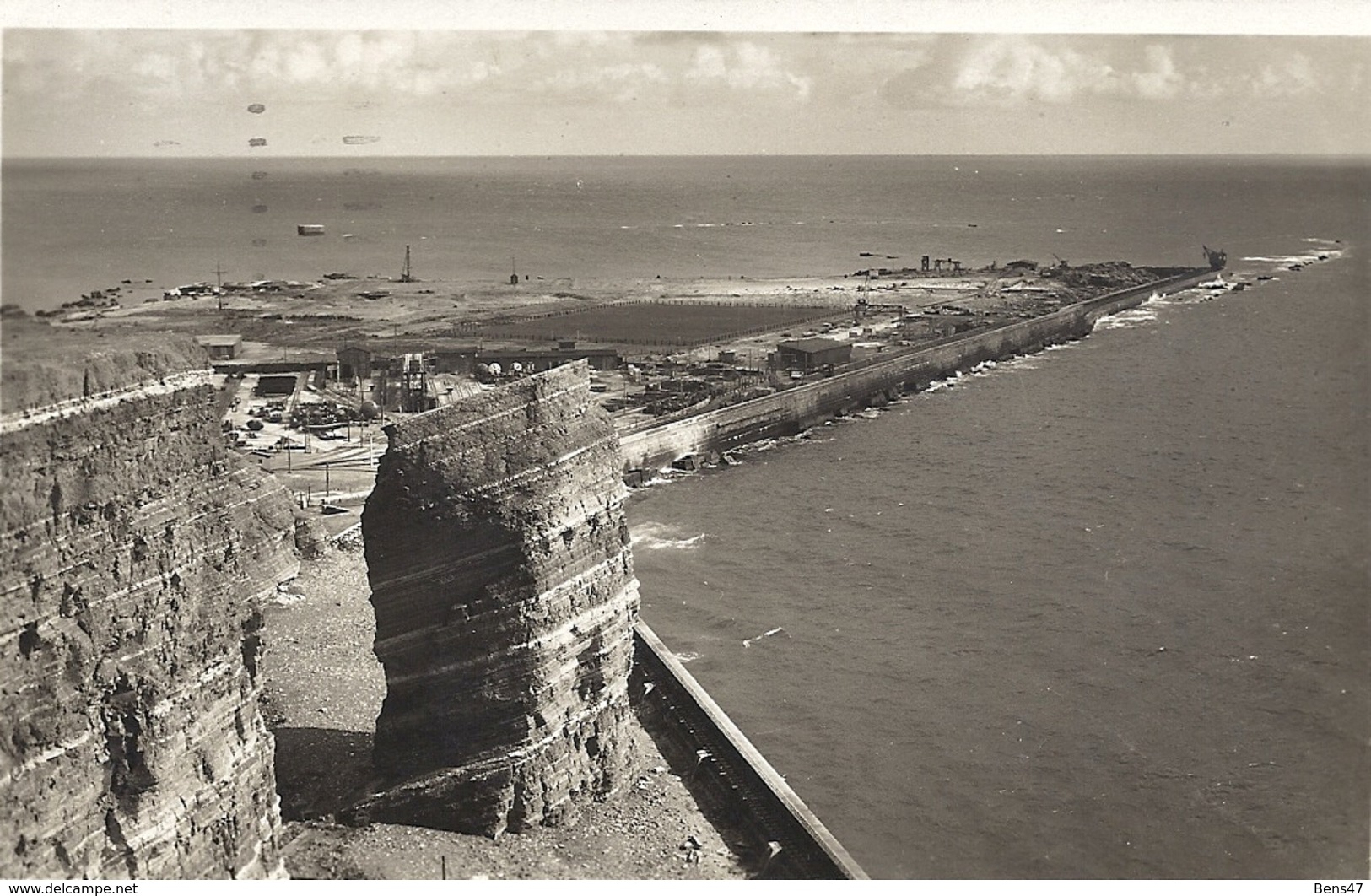 Helgoland  Mönch And Hafen Gelaufen Postm.08-09-1931 - Helgoland