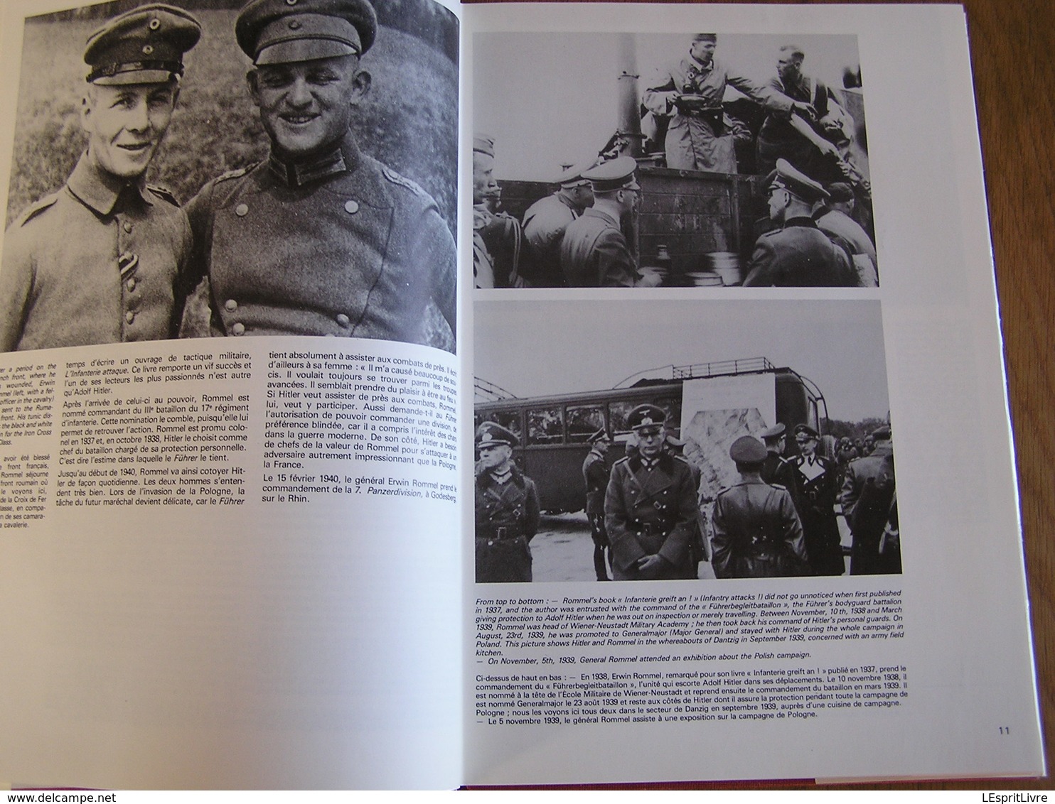 ROMMEL France 1940 Guerre 40 45 Heimdal Meuse Bouvignes Onhaye Flavion Sivry Avesnes Arras Saint Valéry En Caux Panzer - Guerre 1939-45