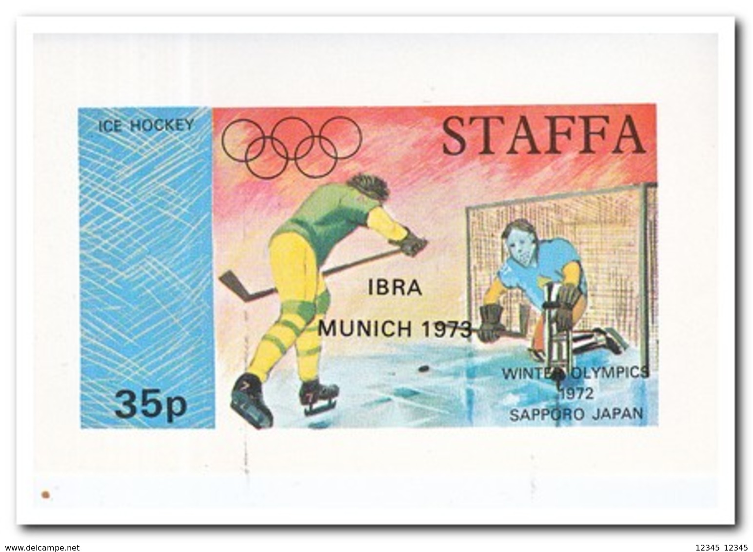 Staffa 1973, Postfris MNH, Olympic Winter Games - Escocia