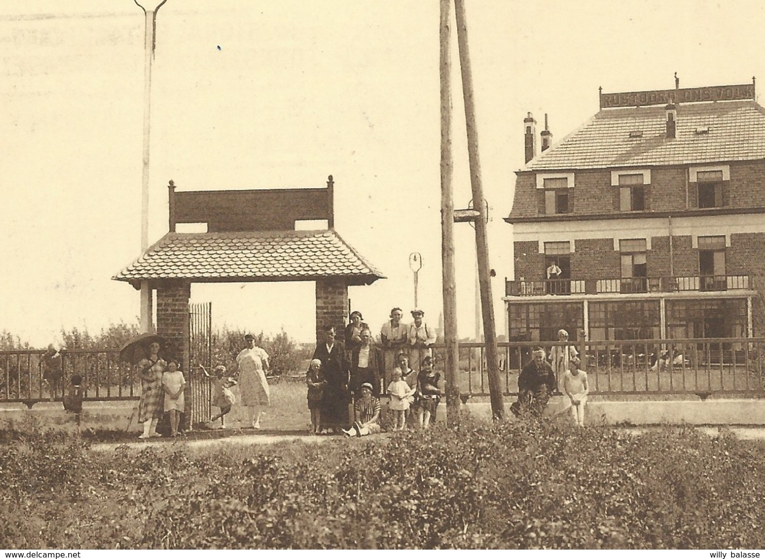 +++ CPA - BREDENE SUR MER - Rustoord Ons Volk - Nels - Carte Animée   // - Bredene