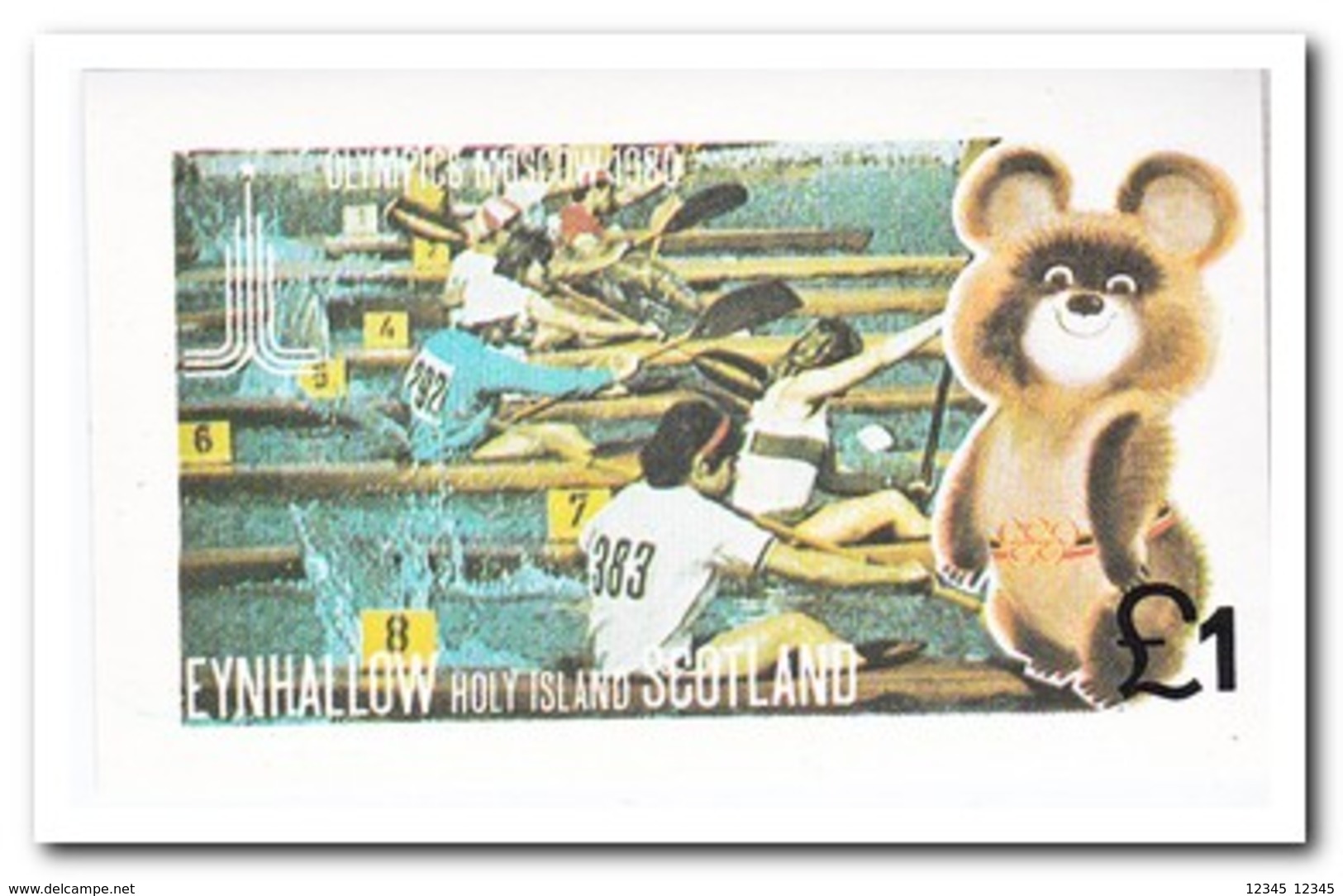 Eynhallow 1980, Postfris MNH, Olympic Summer Games - Schotland