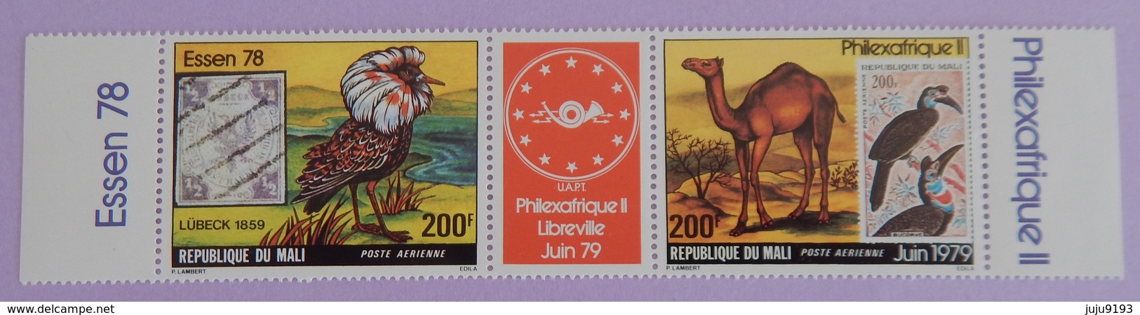 MALI YT PA 355 A NEUFS(**)AVEC BDF " PHILEXAFRIQUE II" ANNÉE 1979 - Mali (1959-...)