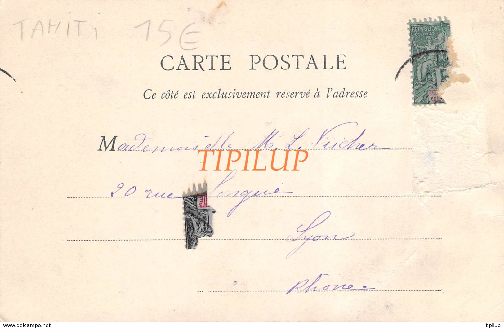 ILES MARQUISES : UN CHEMIN A ATUANA - ANIMEE AVEC UN COLON - OCEANIE - POLYNESIE FRANCAISE - 1900 - Polynésie Française