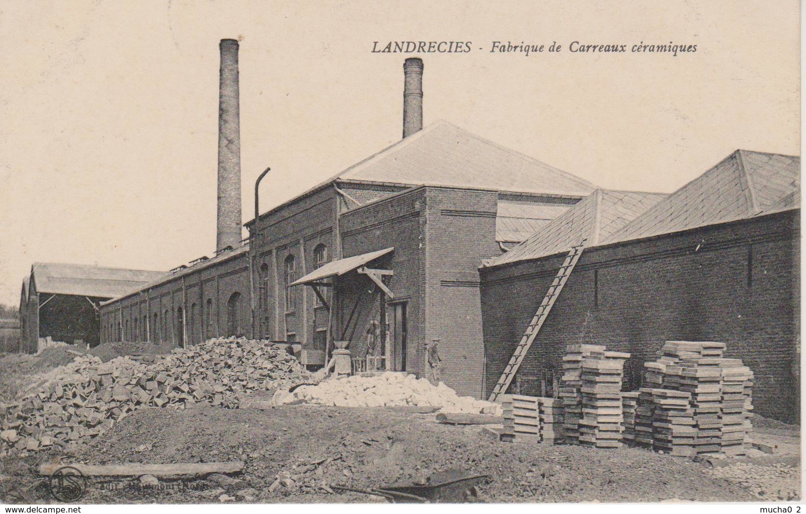 59 - LANDRECIES - FABRIQUE DE CARREAUX CERAMIQUES - Landrecies