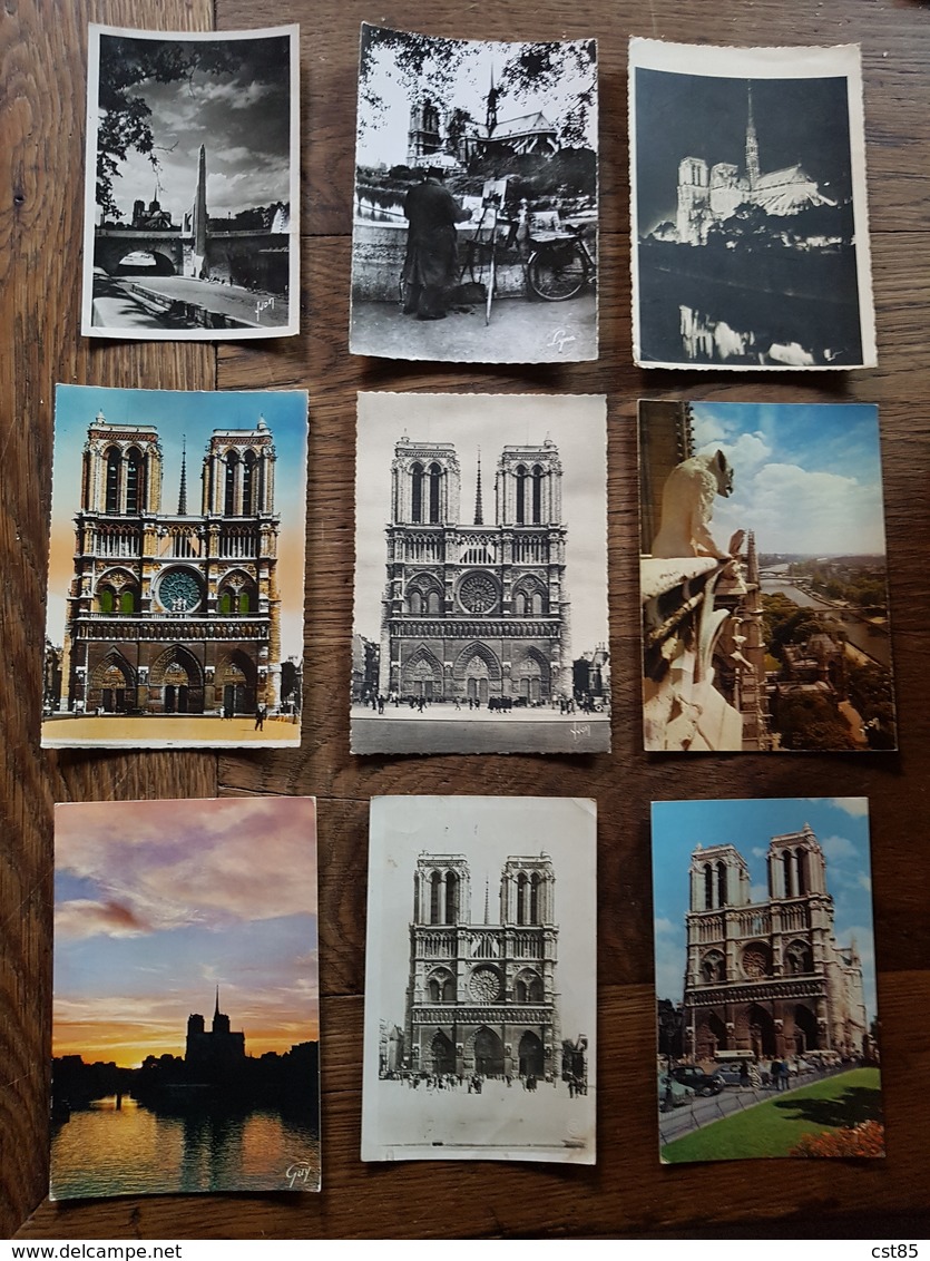 Lot De 96 Cartes Postales De NOTRE DAME DE PARIS - Facade Vue Aérienne Flèche - CPA CPSM CPM CPSM Grand Format - Notre Dame De Paris