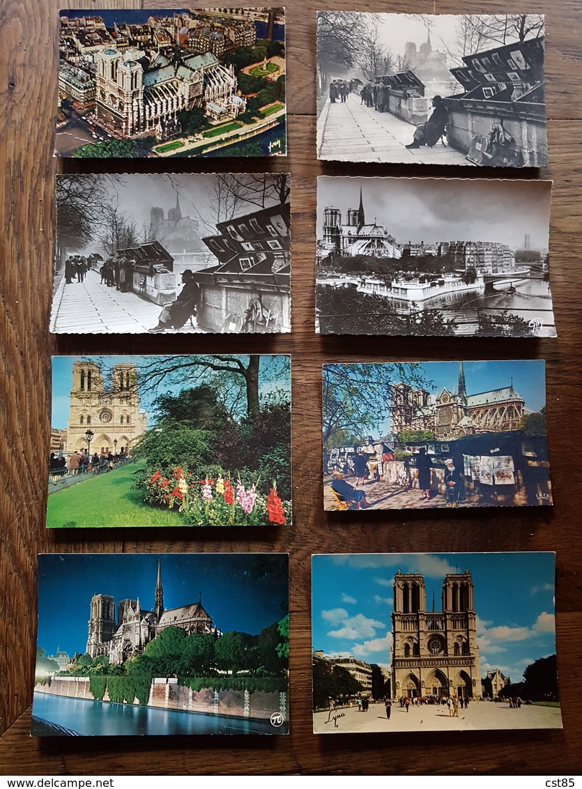 Lot De 96 Cartes Postales De NOTRE DAME DE PARIS - Facade Vue Aérienne Flèche - CPA CPSM CPM CPSM Grand Format - Notre Dame De Paris