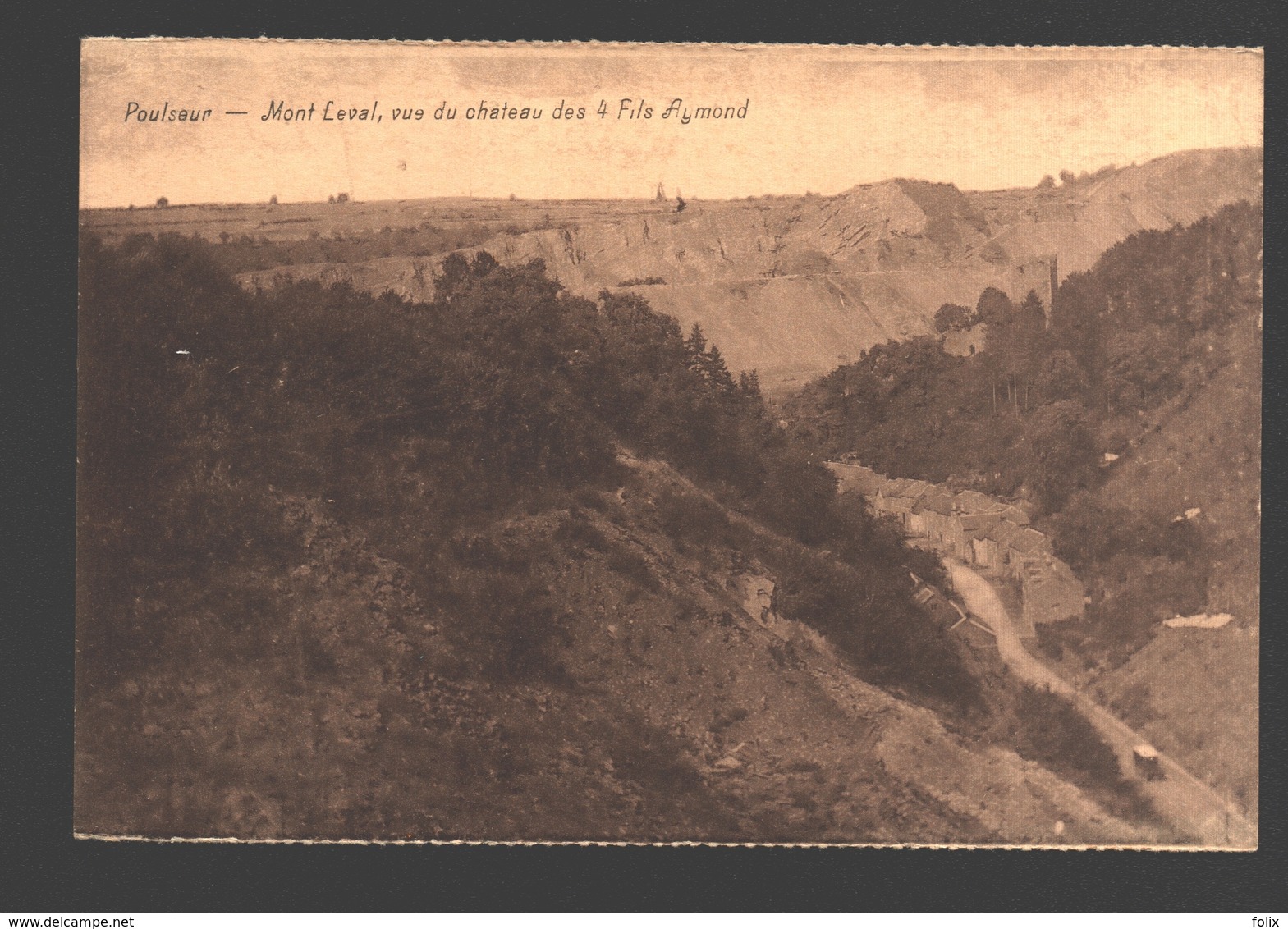 Poulseur - Mont Leval Vue Du Château Des 4 Fils Aymond - éd. Legia - Comblain-au-Pont