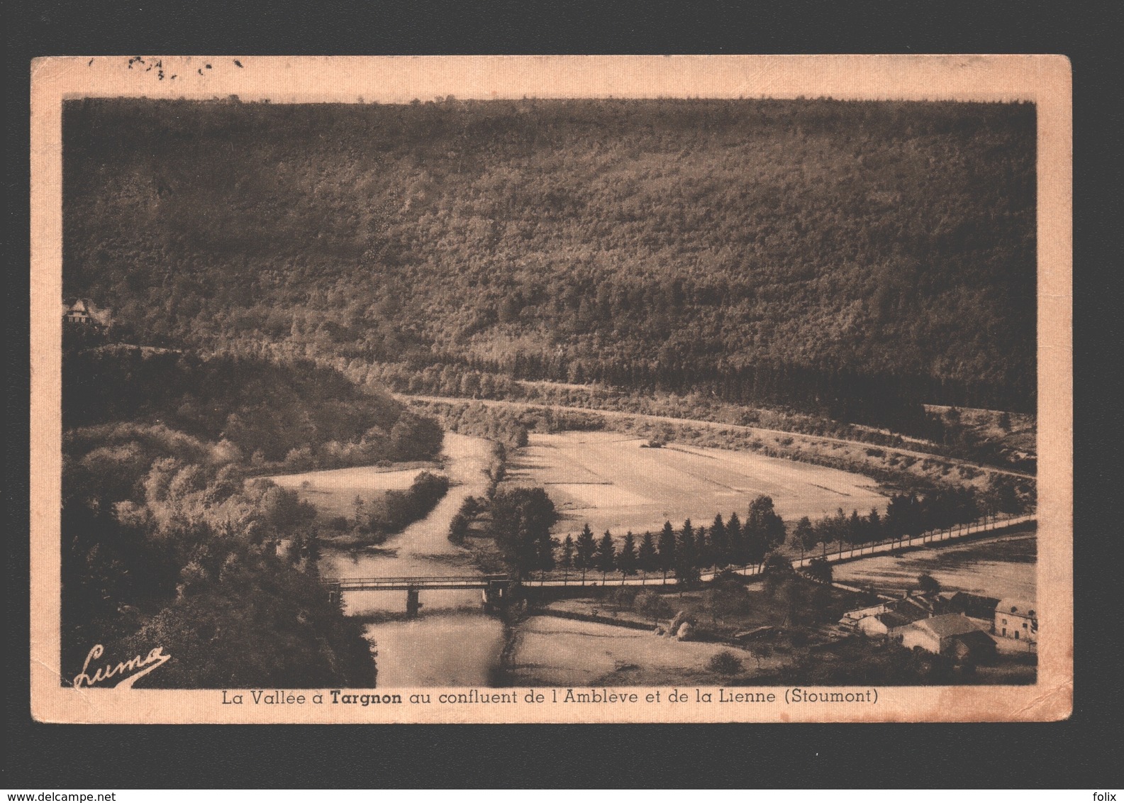 Targnon - La Vallée à Targnon Au Confluent De L'Amblève Et De La Lienne (Stoumont) - Stoumont