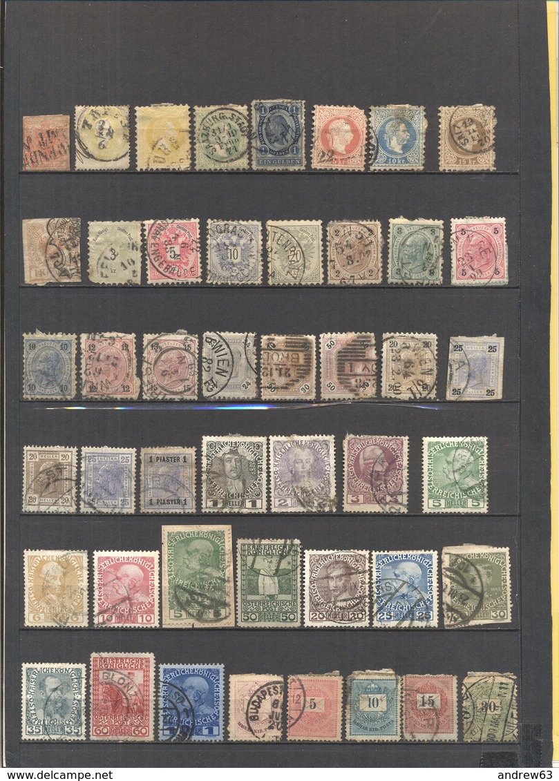 MONDO - Lotto - Accumulo - Vrac - 470+ Francobolli - Usati - Linguellati - Tutti I Francobolli Sono Ante 1920 - Lots & Kiloware (mixtures) - Max. 999 Stamps