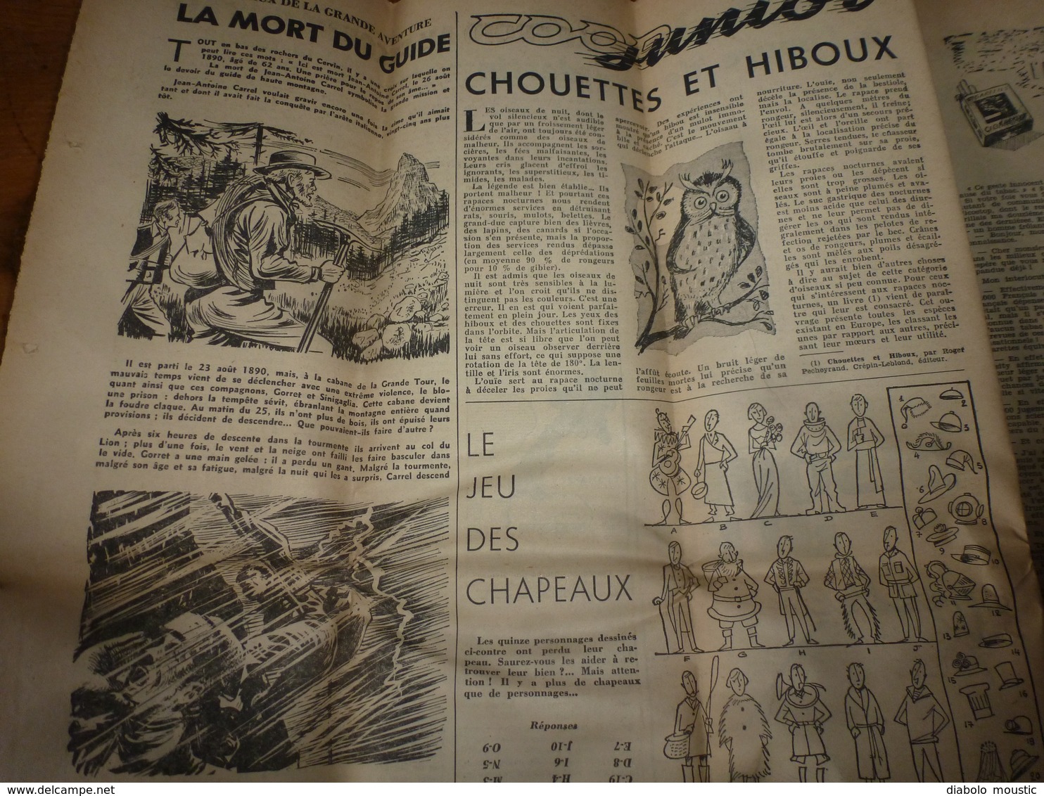 1961 Jean-Antoine Carrel guide du Cervin ; LAOS;  Gary Cooper;  Yainville;  Royan; Etc