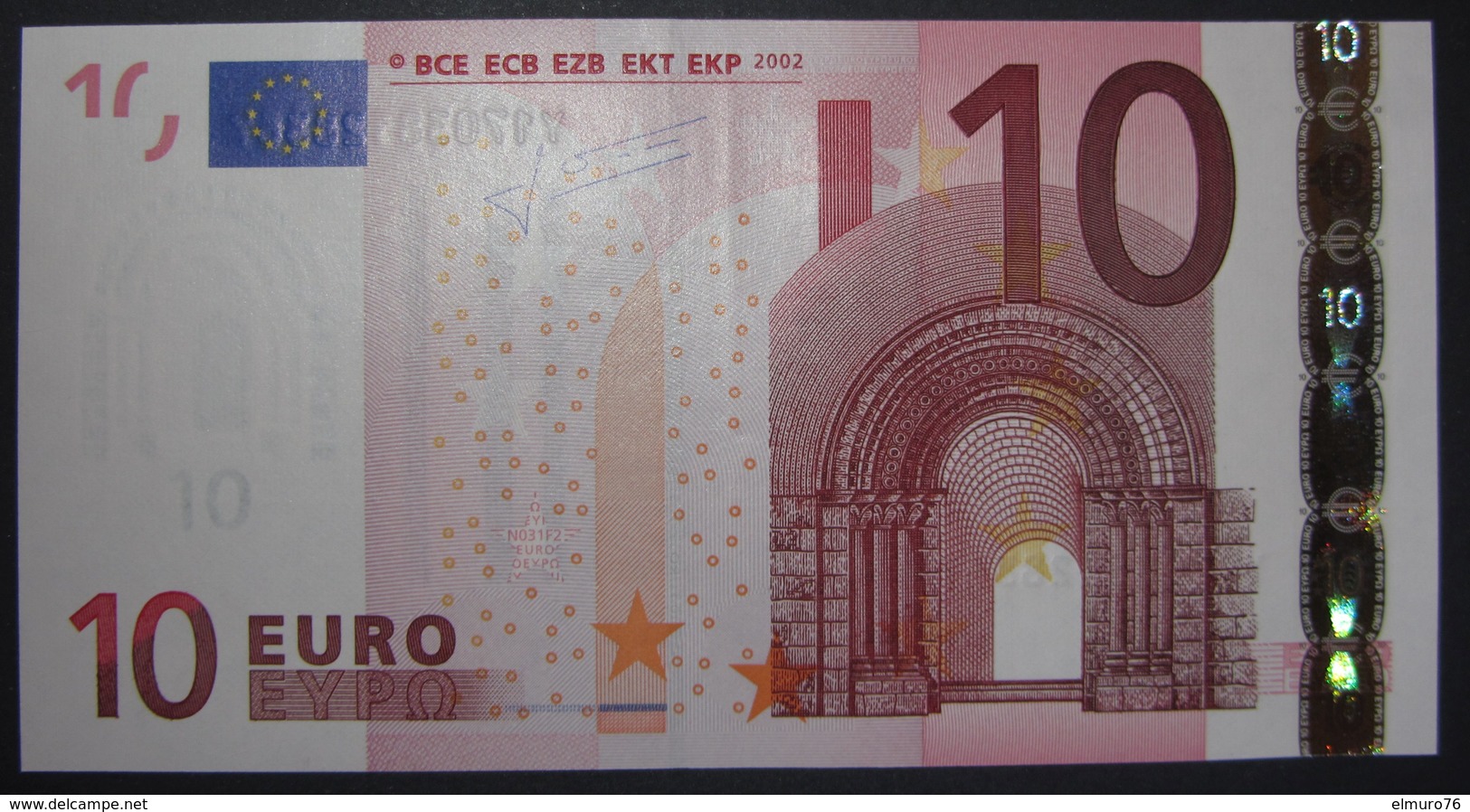 10 Euro N031F2 Greece Serie Y17 Perfect UNC - 10 Euro