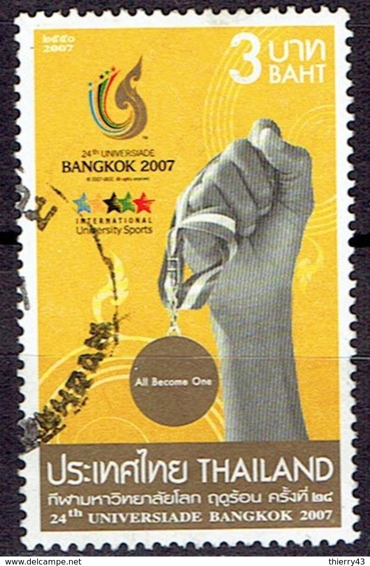 Thailand 2007 - 24th Universiade Bangkok 2007 - Michel 2556  Somchai 2332  Used, Oblit. Gest. - Tailandia