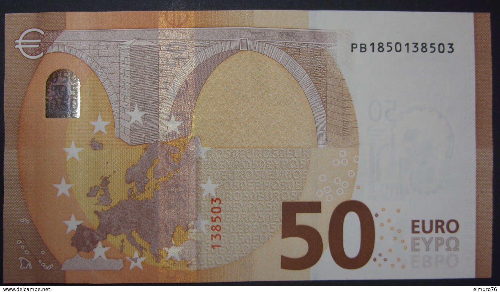 50 EURO P002B4 Netherlands DRAGHI Serie PB Perfect UNC - 50 Euro