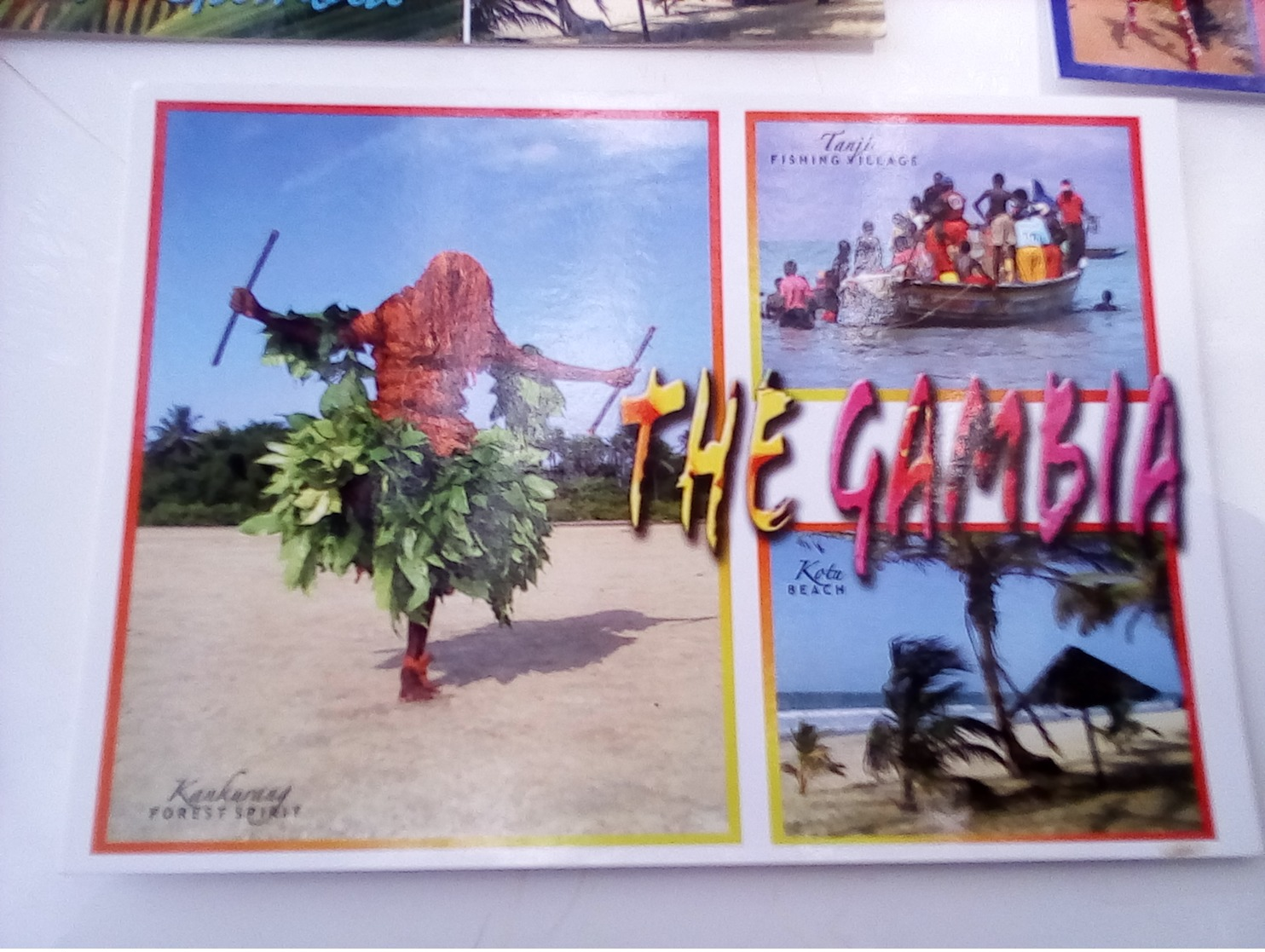 Lots of 30 collectable Gambia postcard