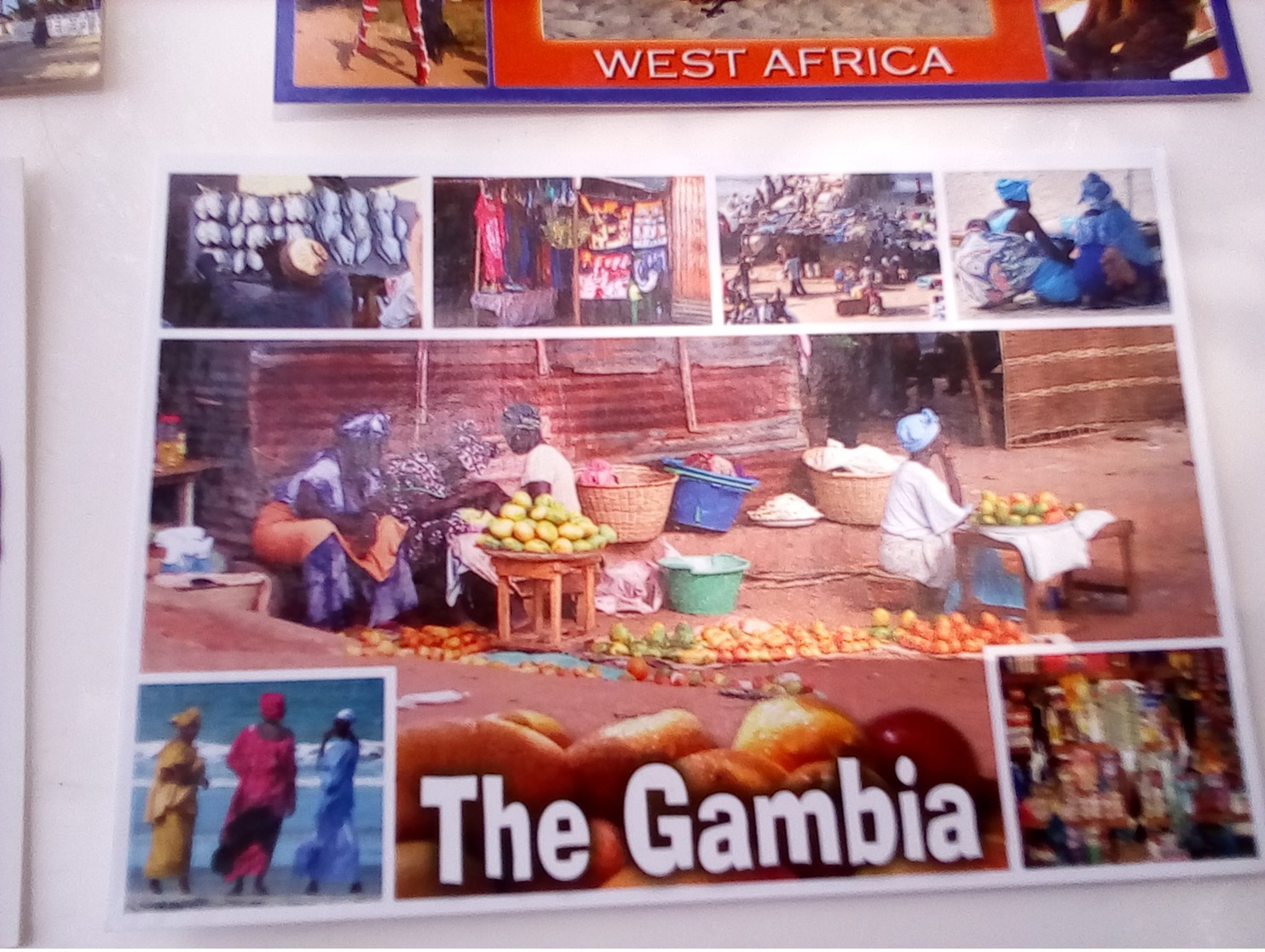 Lots of 30 collectable Gambia postcard