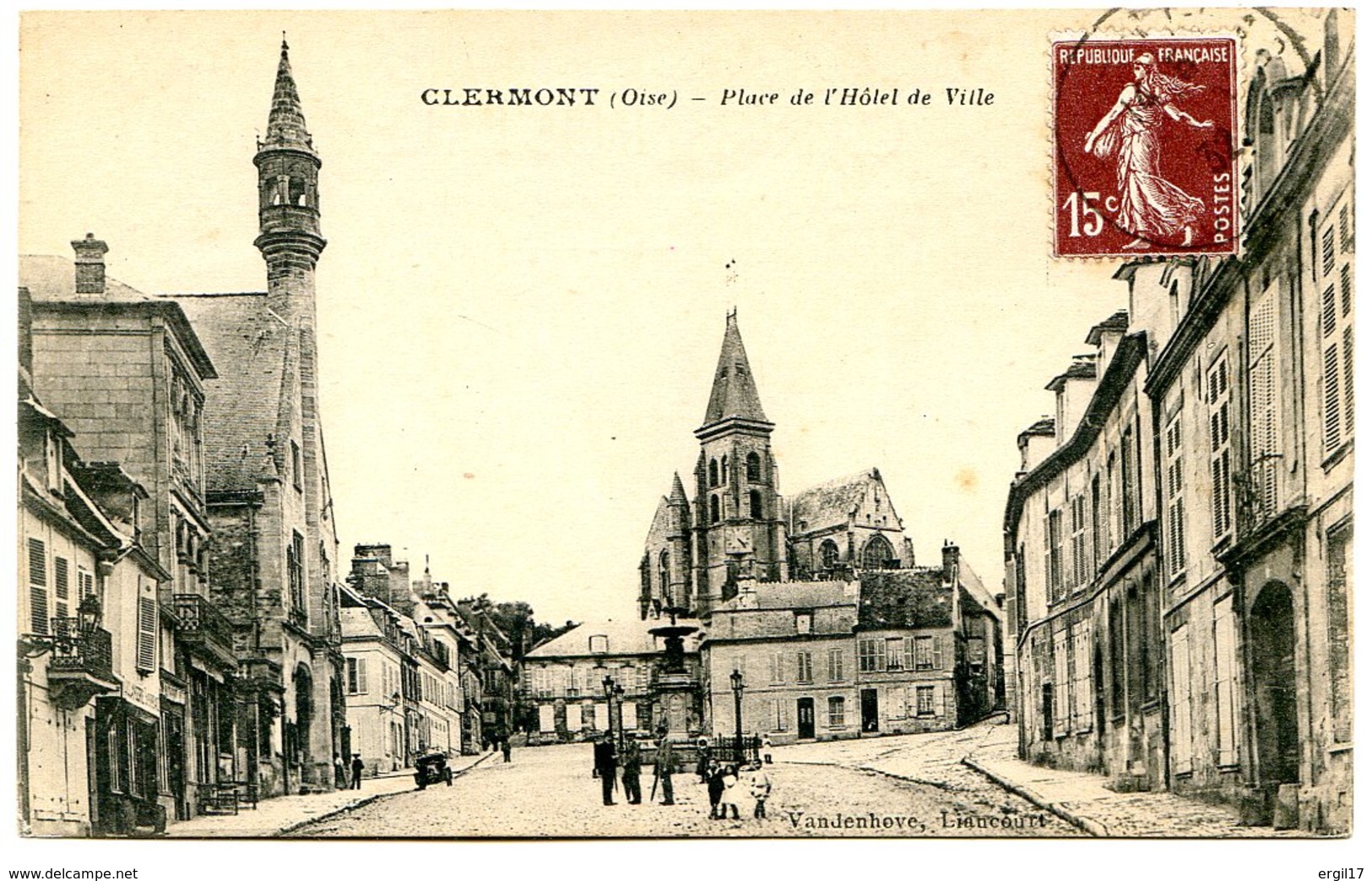 60600 CLERMONT - Eglise Saint Samson - Lot De 2 CPA - Voir Détails Dans La Description - Clermont