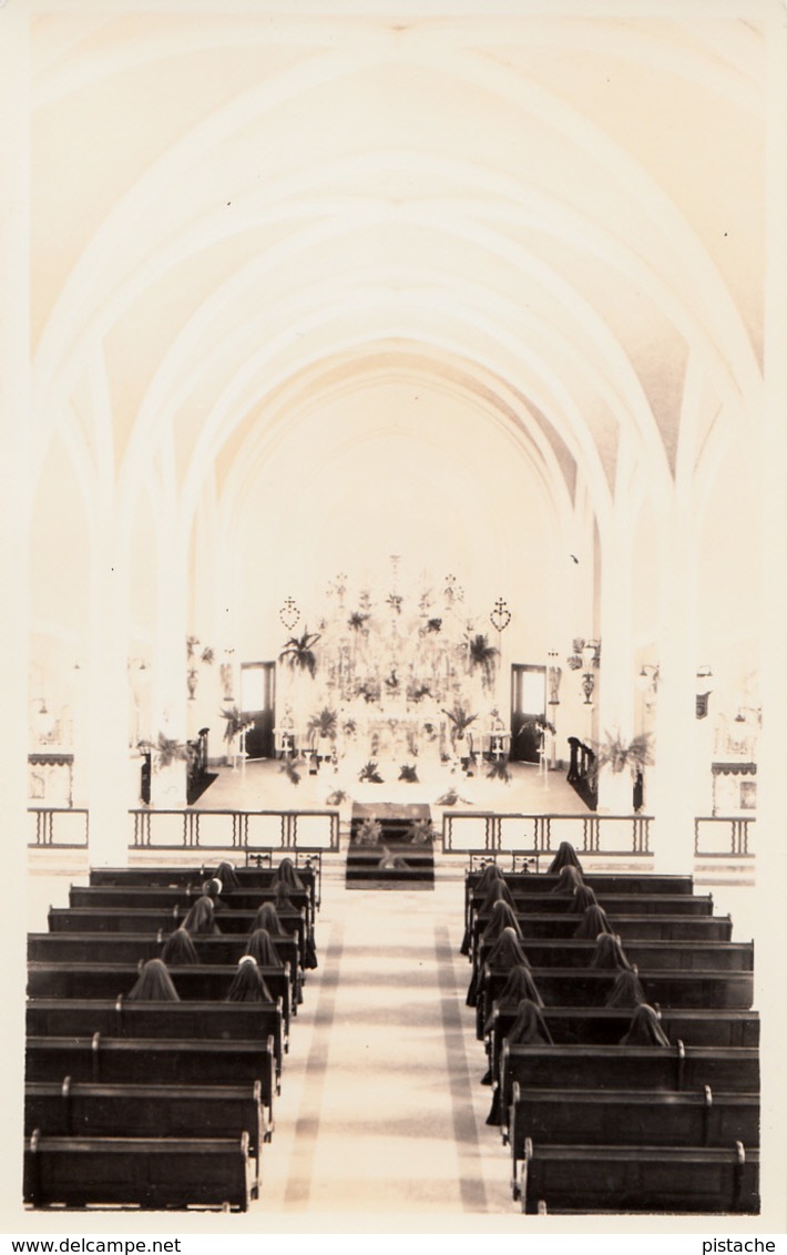 Real Photo Véritable - Sherbrooke Québec - Intérieur Chapelle Soeurs Sainte-Famille - 2 Scans - Sherbrooke