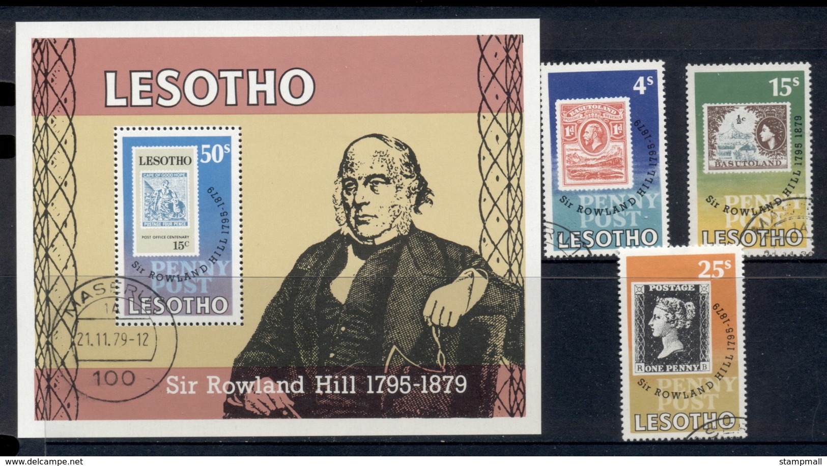 Lesotho 1979 Rowland Hill + MS FU - Lesotho (1966-...)