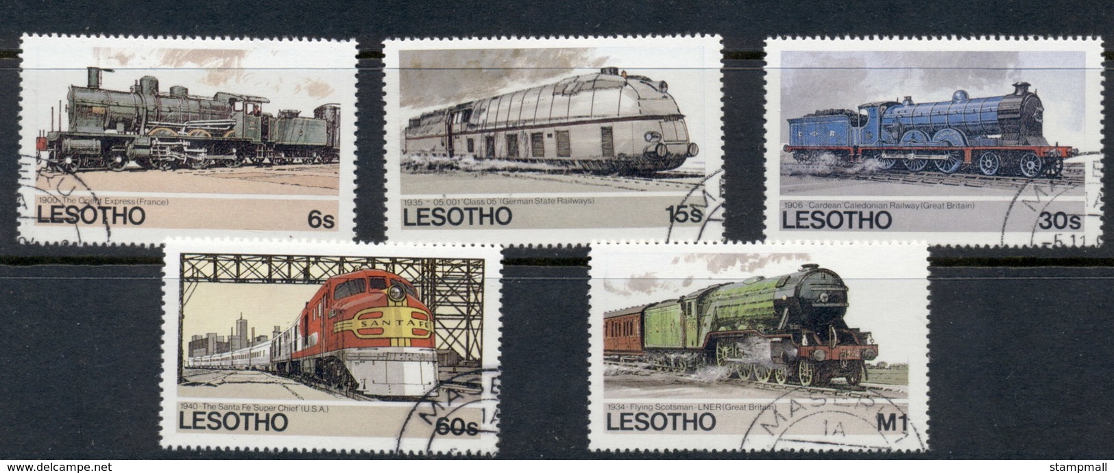 Lesotho 1984 Trains FU - Lesotho (1966-...)