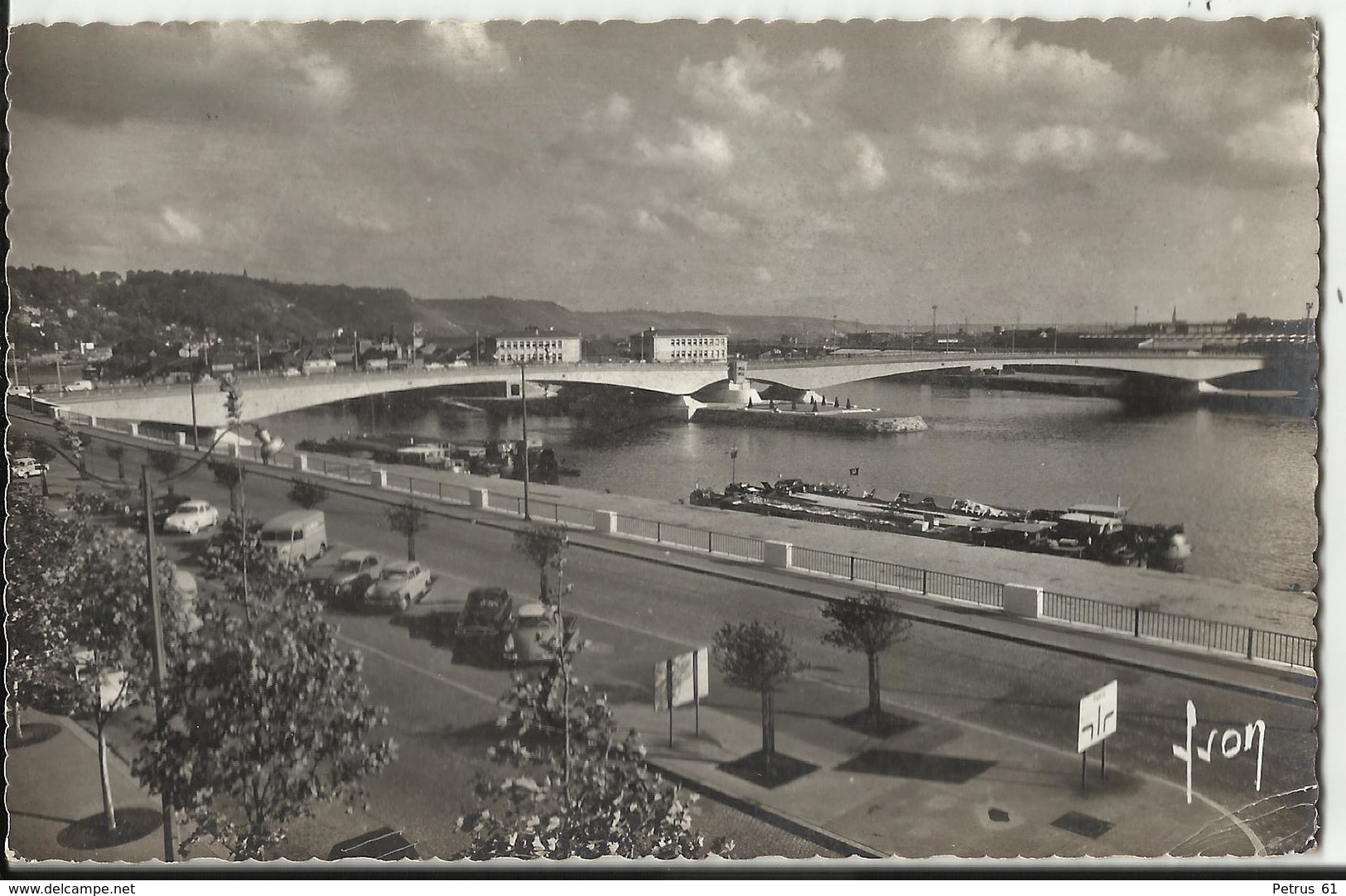 ROUEN (Seine Maritime) - Le Pont Corneille 1964 - Rouen