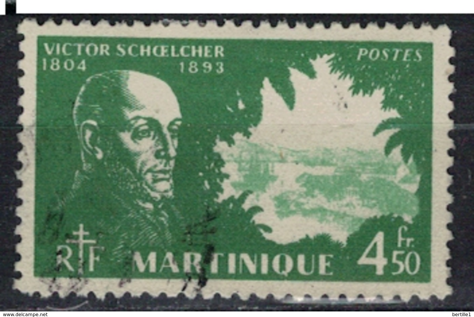 MARTINIQUE            N°  YVERT    213      OBLITERE       ( O   3/56 ) - Oblitérés