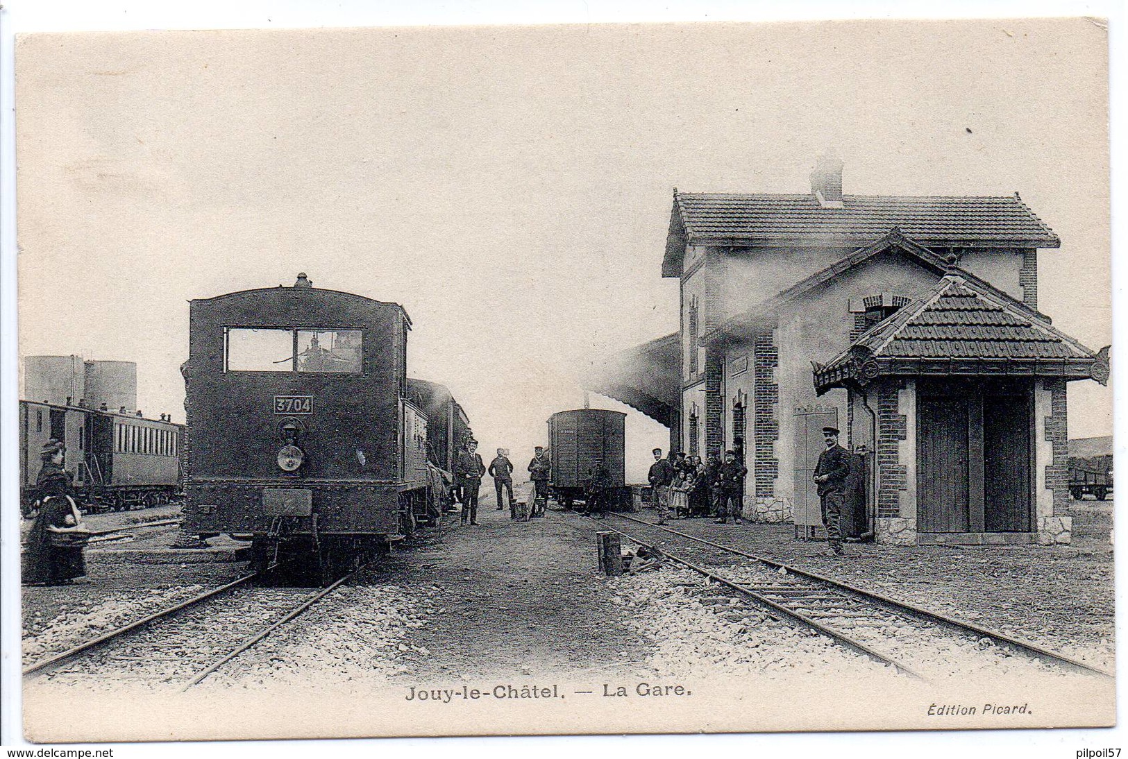 77 - JOUY-LE-CHATEL - La Gare - Saint Ouen