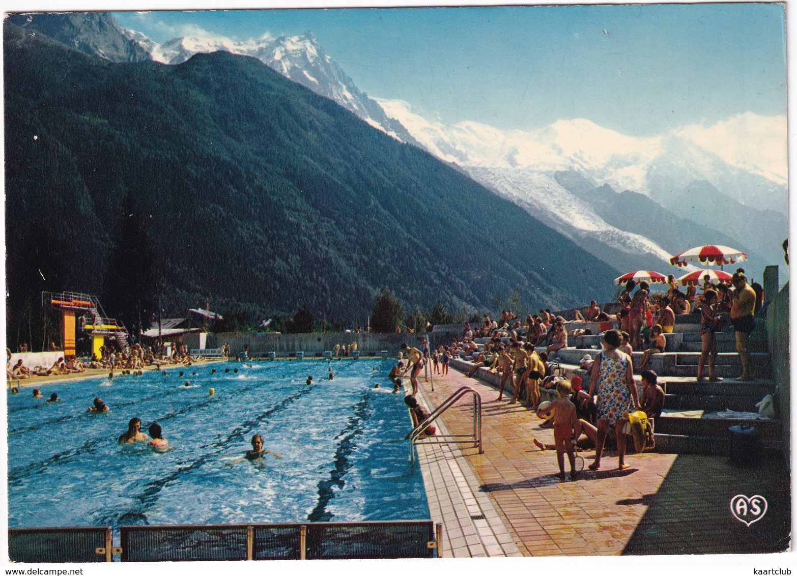 Chamonix - Mt Blanc - Le Centre Nautique - PISCINE - Mont-Blanc Et L'Aiguille Du Midi - (74) - Chamonix-Mont-Blanc