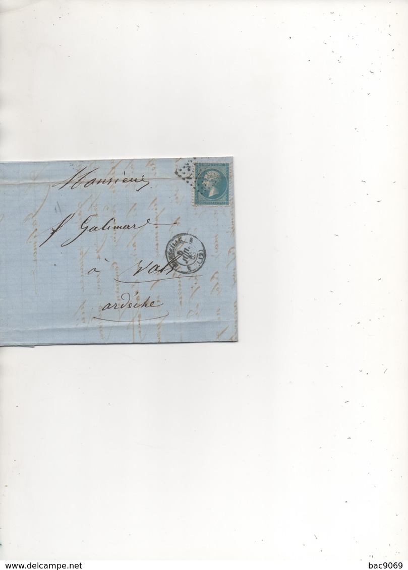 Lot MAI100 :  20c Napoleon Sur Lettre - 1849-1876: Période Classique