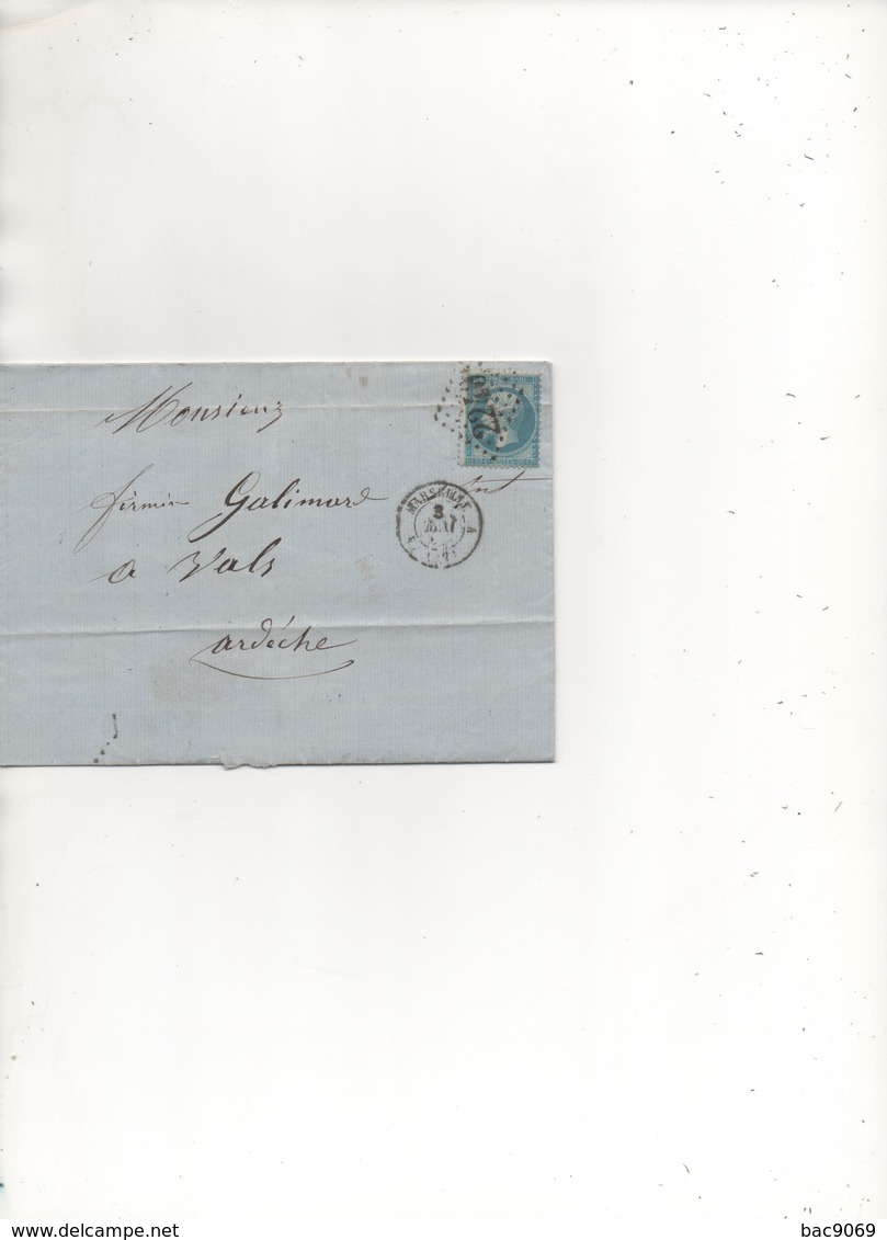 Lot MAI100 :  20c Napoleon Sur Lettre - 1849-1876: Période Classique