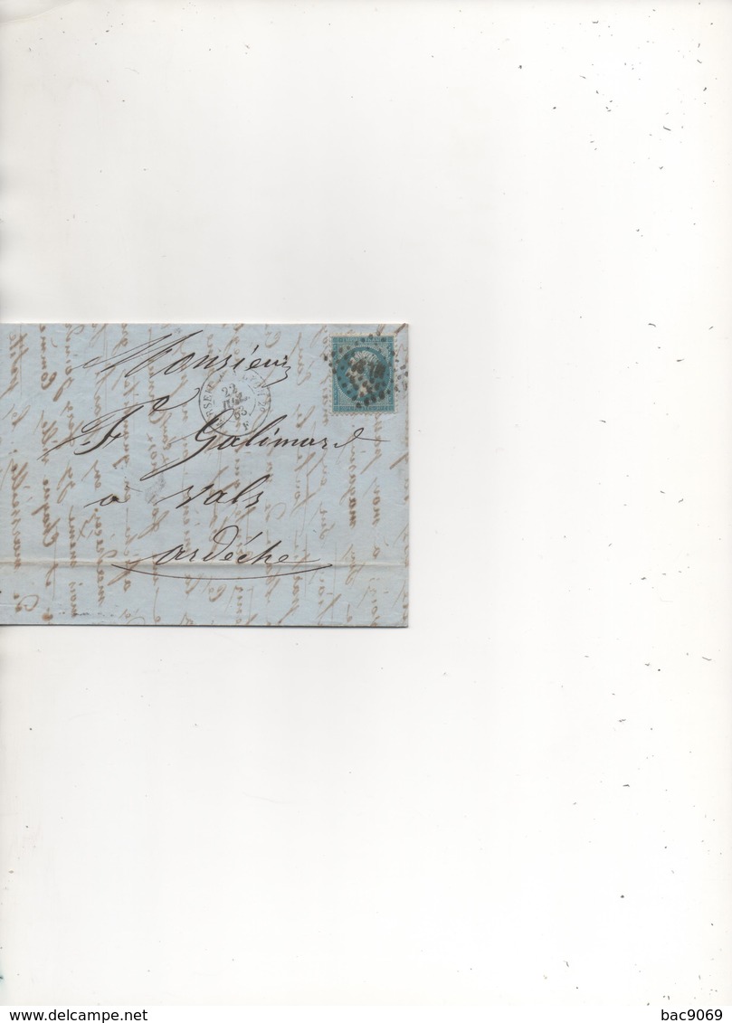 Lot MAI100 :  20c Napoleon Sur Lettre - 1849-1876: Période Classique