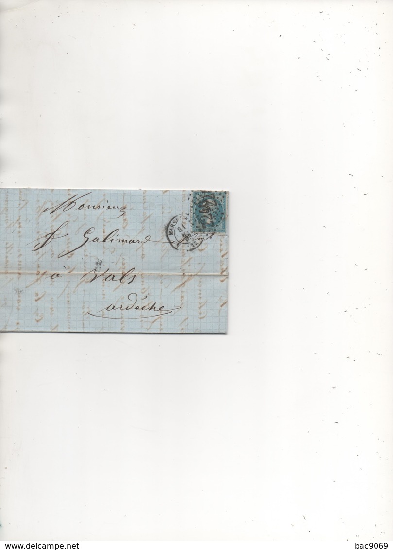 Lot MAI100 :  20c Napoleon Sur Lettre - 1849-1876: Période Classique