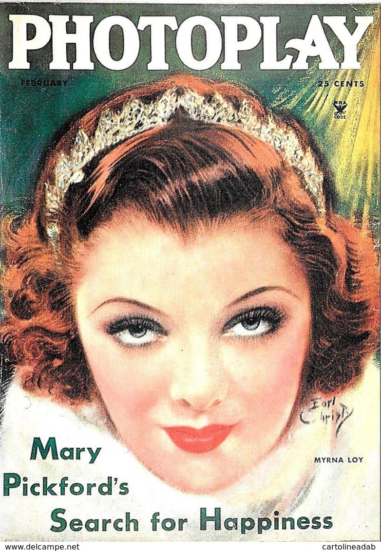 [MD3318] CPM - RIPRODUZIONE - PHOTOPLAY - MYRNA LOY - Non Viaggiata - Attori