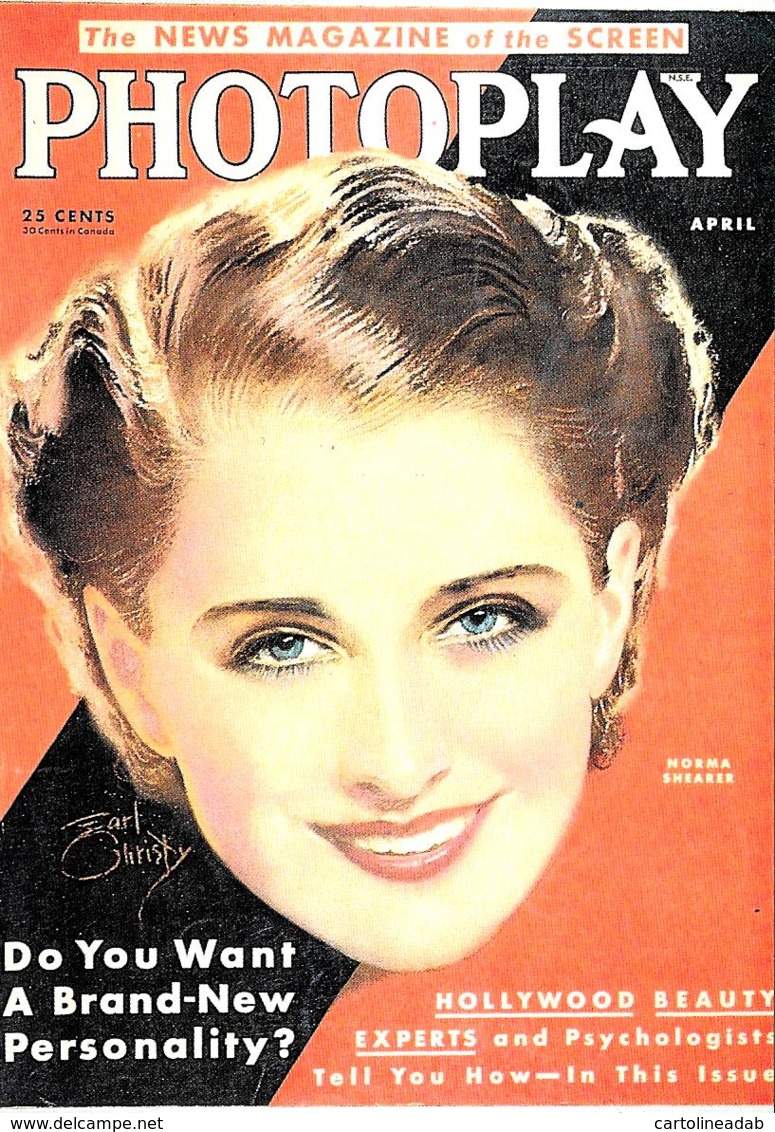 [MD3320] CPM - RIPRODUZIONE - PHOTOPLAY - NORMA SHEARER - Non Viaggiata - Attori