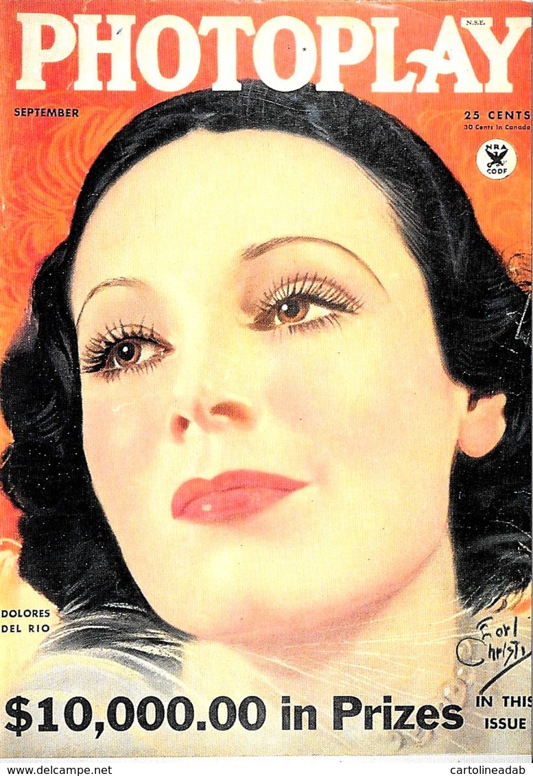 [MD3321] CPM - RIPRODUZIONE - PHOTOPLAY - DOLORES DEL RIO - Non Viaggiata - Attori