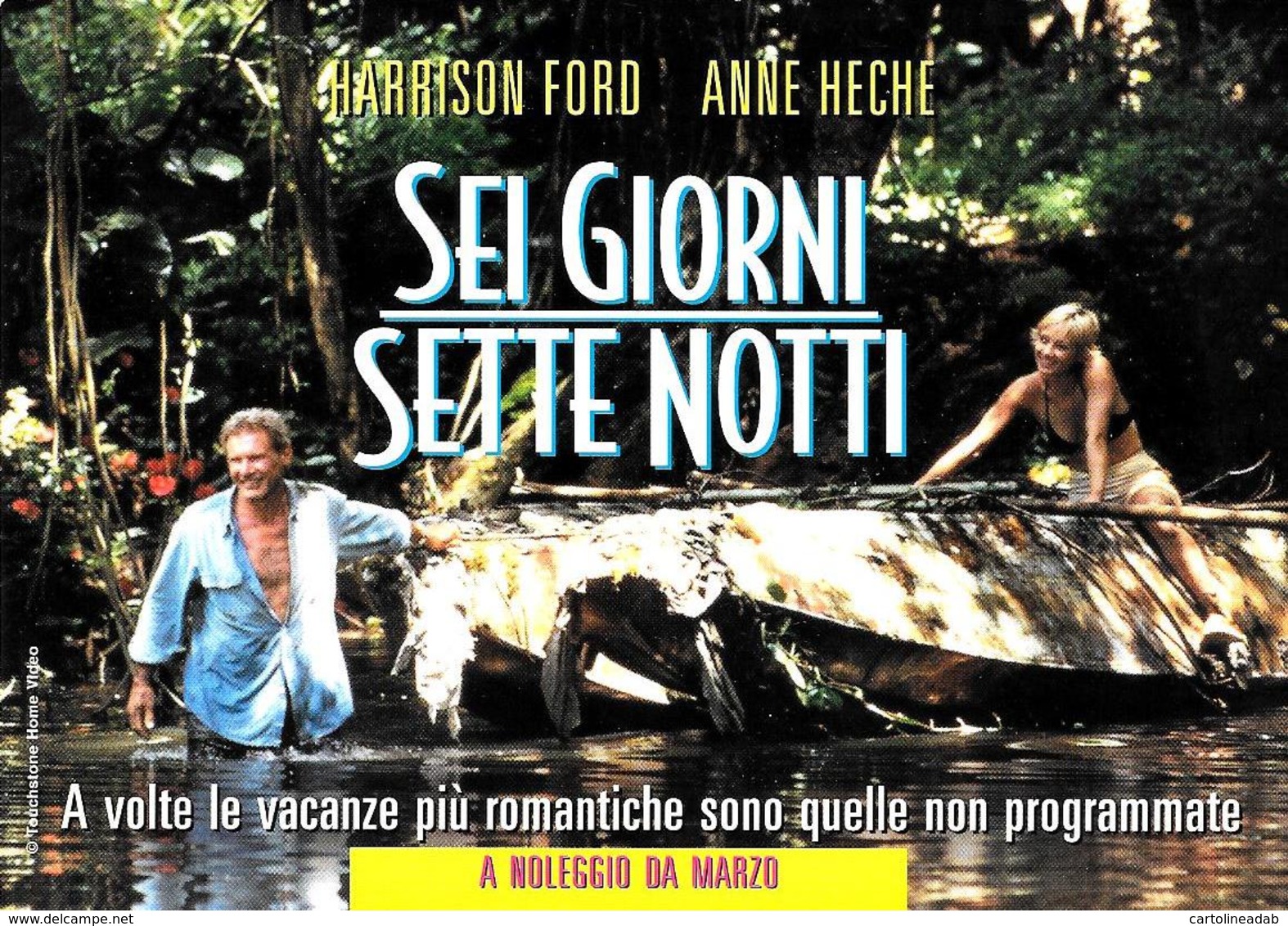 [MD3327] CPM - RIPRODUZIONE - CINEMA - SEI GIORNI SETTE NOTTI - HARRISON FORD ANNE HECHE - CITRUS PROMOTION 0157 - NV - Manifesti Su Carta