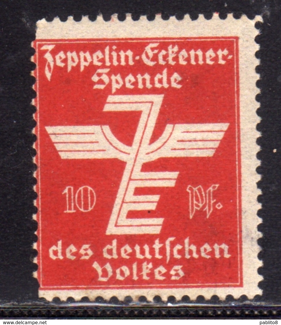 GERMANY GERMANIA ALLEMAGNE 1912 ZEPPELIN ERFENER SPENDE Des Deutschen Volfes POSTER STAMP LABEL VIGNETTE 10p MNH - Nuovi