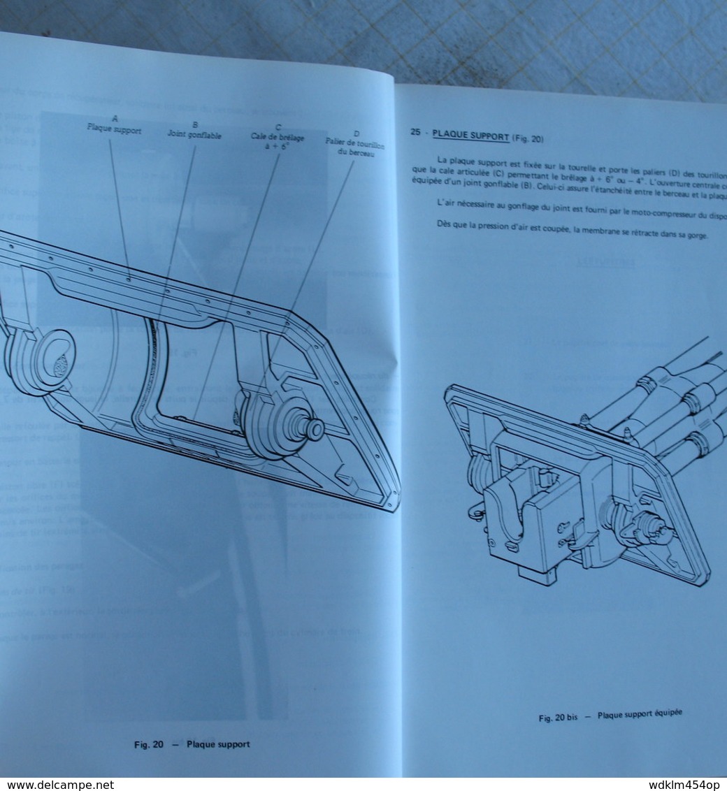 MILITAIRE LIVRE ART 126 ATILLERIE  LE SERVICE DU CANON DE 155 AUF1 - édition 1988 - - Autres & Non Classés